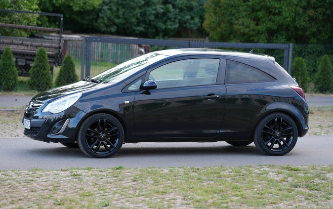 Opel Corsa cena 15498 przebieg: 205500, rok produkcji 2012 z Konin małe 277